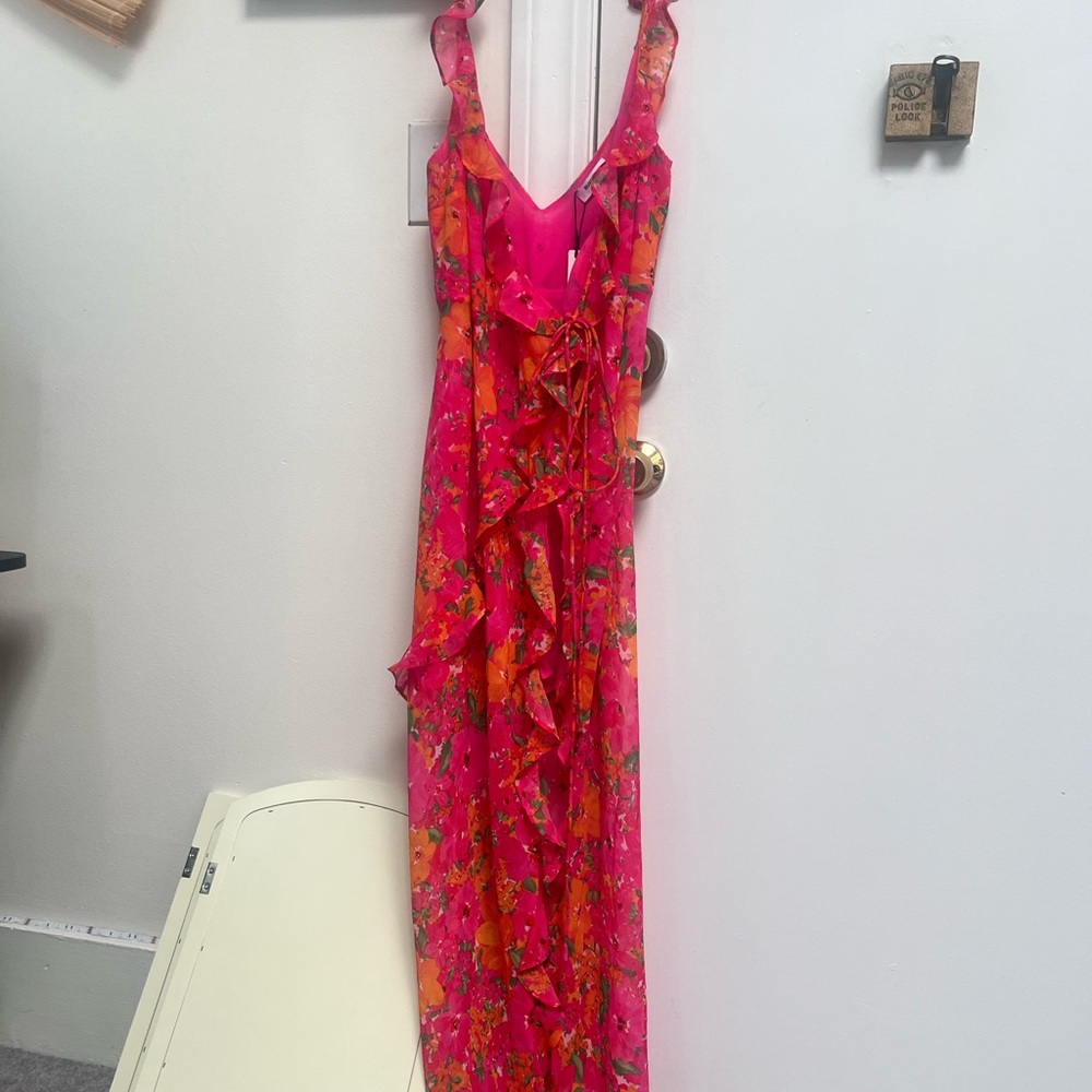 Vibrant Floral Maxi Dress